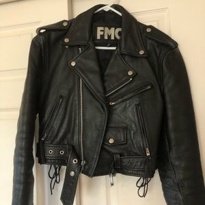 Vintage FMC leather Jacket